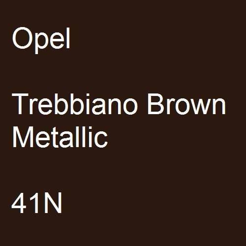 Opel, Trebbiano Brown Metallic, 41N.